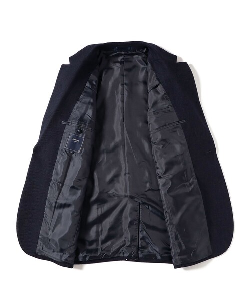【値下げ】BEAMS テーラードジャケット（未使用、ネイビー、秋冬、カシミヤ混） B：MING by BEAMS（ビーミング by ビームス） ジャケット テーラード