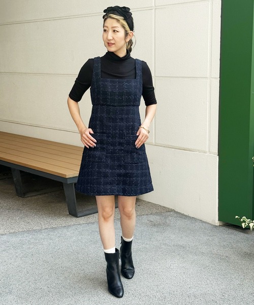 BANANA REPUBLIC ミニワンピース BANANA REPUBLIC ワンピース FACTORY STORE ツイードエンパイア