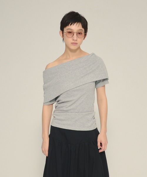 tシャツ 「eL」Wrap Off Shoulder Pullover/576988 レディース