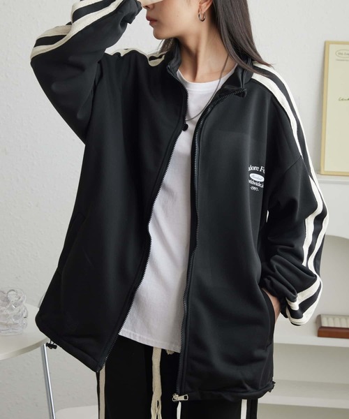 「MAISON DE THERESE」 セットアップジャージ LARGE グリーン レディース