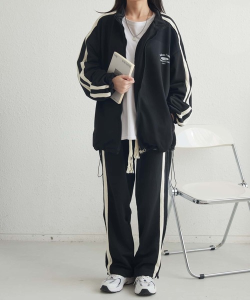 「MAISON DE THERESE」 セットアップジャージ LARGE グリーン レディース