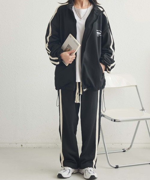 「MAISON DE THERESE」 セットアップジャージ LARGE グリーン レディース