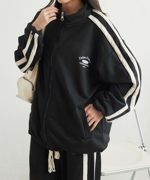 「MAISON DE THERESE」 セットアップジャージ LARGE グリーン レディース