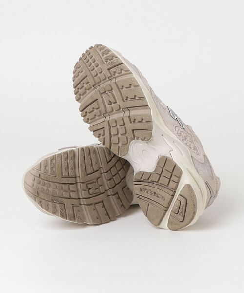 「New Balance」 ローカットスニーカー 24.5cm ベージュ レディース