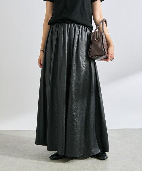 RIVE DROITE（リヴドロワ） スカート 「上品な光沢感」グロッシー