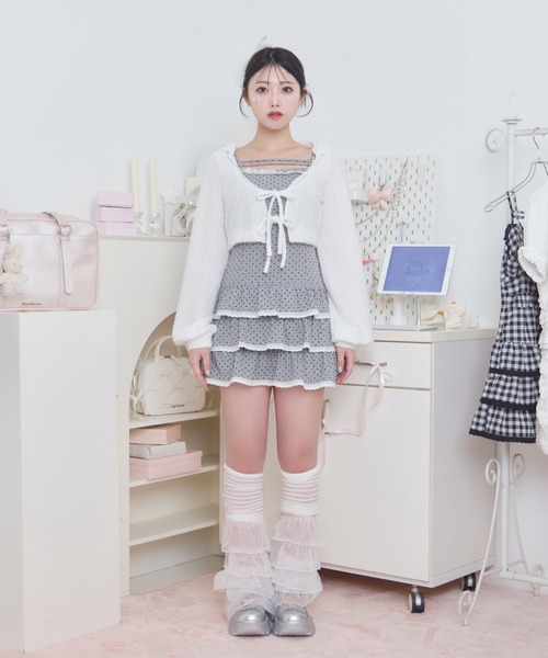 Honey Cinnamon（ハニーシナモン） ワンピース パターンキャミワンピ