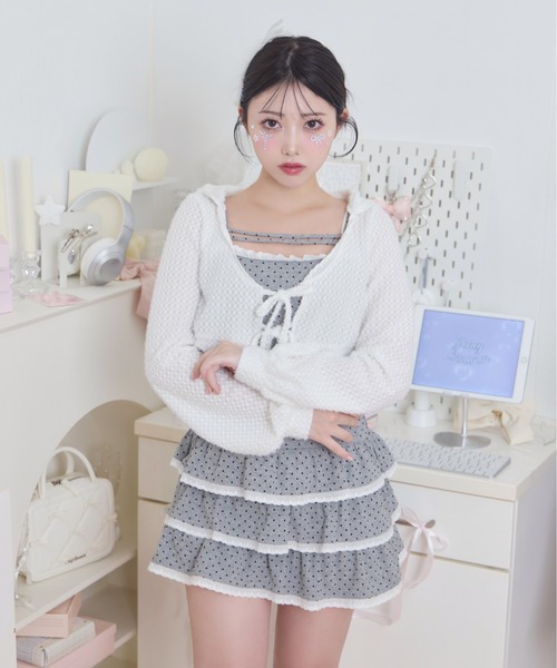 Honey Cinnamon（ハニーシナモン） ワンピース パターンキャミワンピ