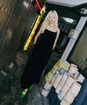パーティードレス ドレス カーヴドスクエアベロ...の詳細画像2