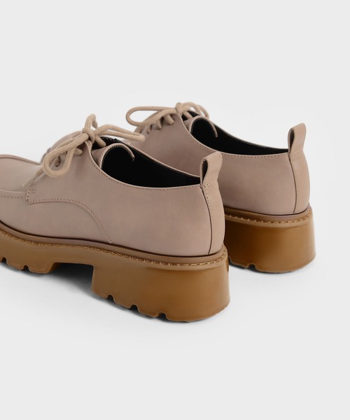 「CHARLES & KEITH」 シューズ 23.5cm ライトベージュ レディース_画像5