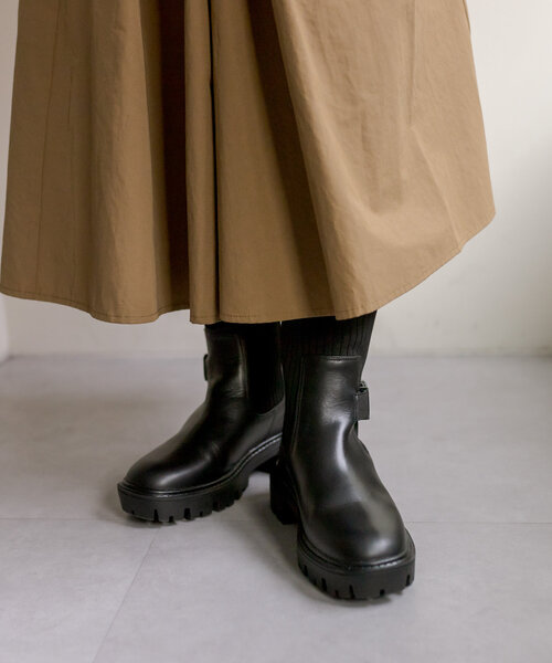 ear PAPILLONNER（イア パピヨネ） ブーツ MEDIUM ブラック レディース