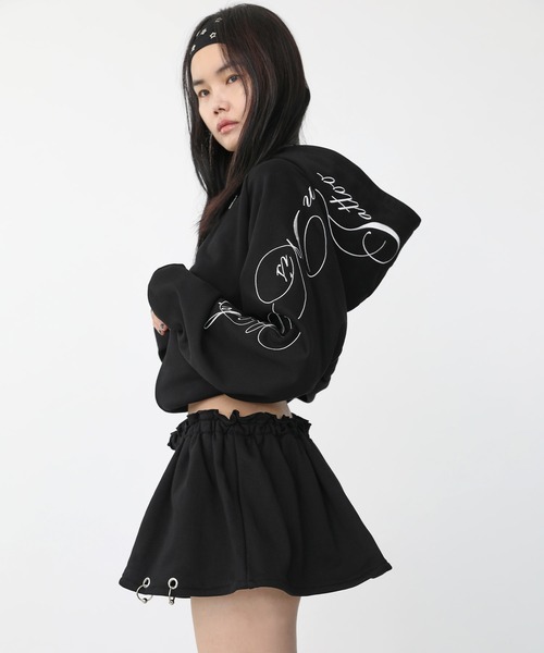 Heart Tattoo パーカー arm embroidery sweat hoodie / アーム刺繍 