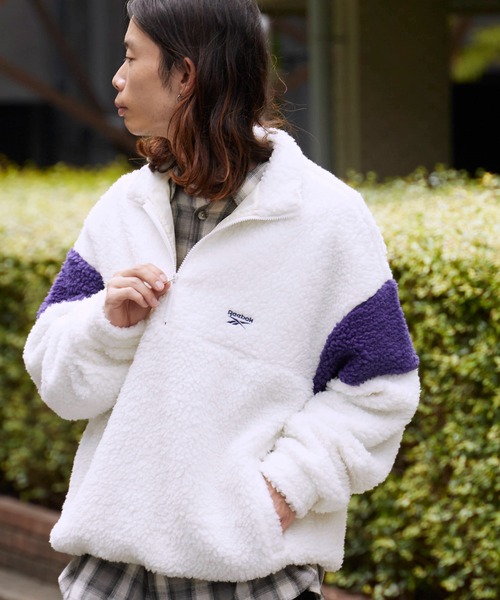 Reebok（リーボック） ブルゾン アウター HALF ZIP BOA FLEECE BLOUSON