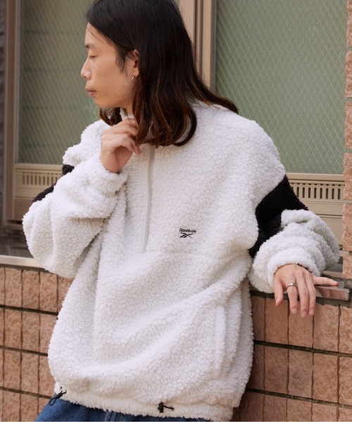 Reebok（リーボック） ブルゾン アウター HALF ZIP BOA FLEECE BLOUSON
