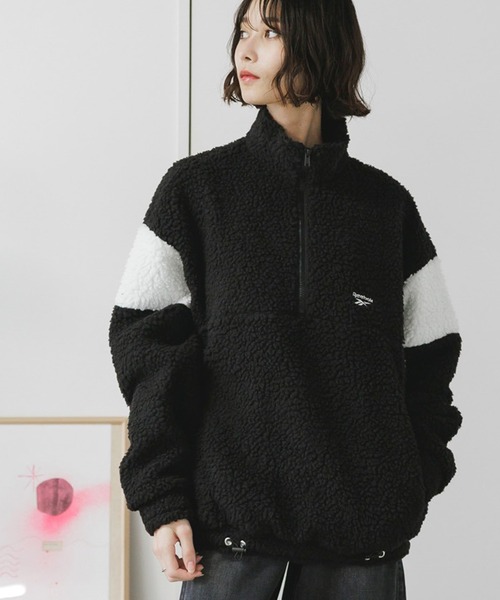 Reebok（リーボック） ブルゾン アウター HALF ZIP BOA FLEECE BLOUSON