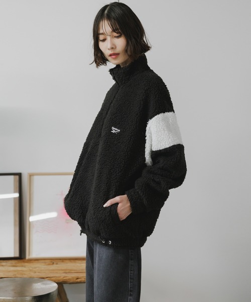 Reebok（リーボック） ブルゾン アウター HALF ZIP BOA FLEECE BLOUSON
