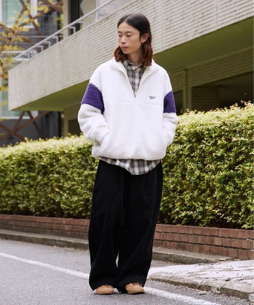 Reebok（リーボック） ブルゾン アウター HALF ZIP BOA FLEECE BLOUSON