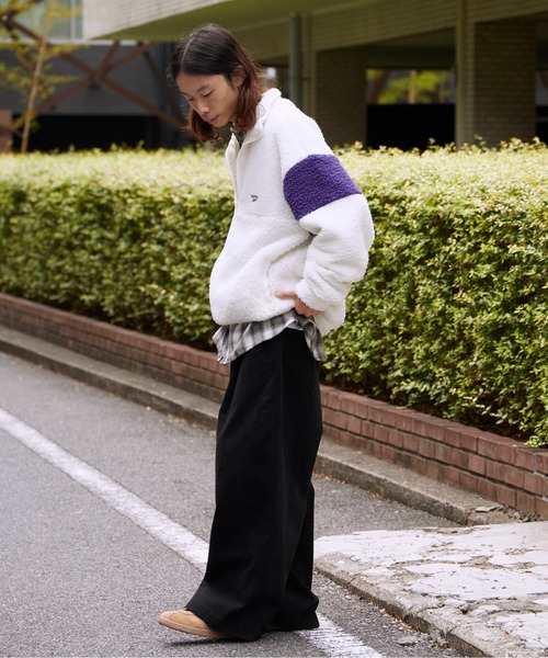 Reebok（リーボック） ブルゾン アウター HALF ZIP BOA FLEECE BLOUSON