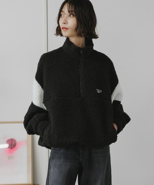 Reebok（リーボック） ブルゾン アウター HALF ZIP BOA FLEECE BLOUSON