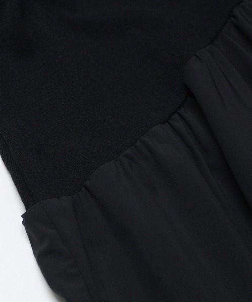 「LAVEANGE」 半袖ワンピース 5L ブラック レディース_画像2