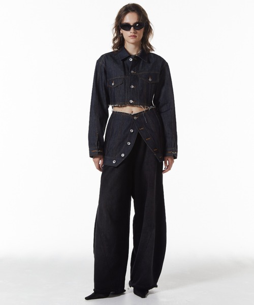 JOSE MOON（ジョゼムーン） デニムジャケット gジャン CROP DENIM