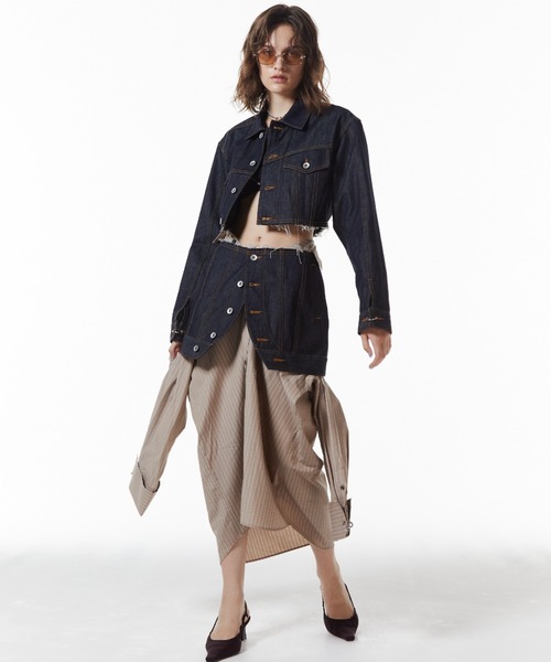 JOSE MOON（ジョゼムーン） デニムジャケット gジャン CROP DENIM