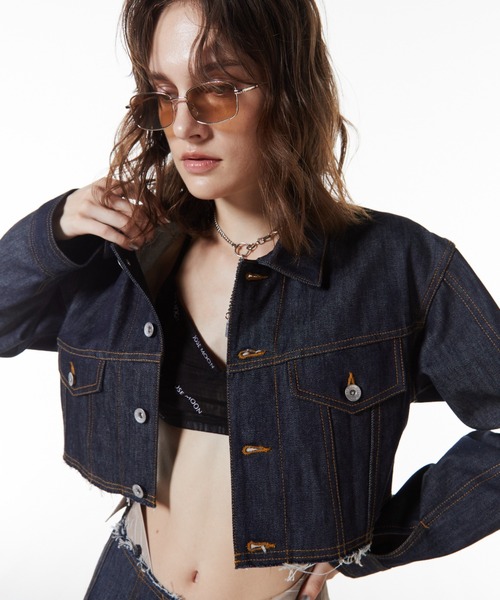 JOSE MOON（ジョゼムーン） デニムジャケット gジャン CROP DENIM
