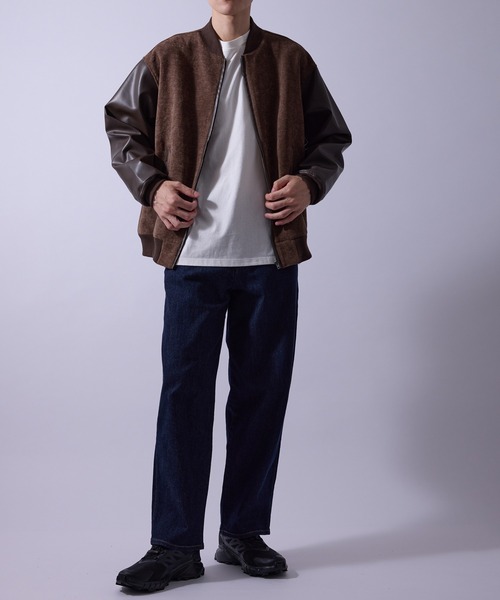 LE CERCLE par rope' ma1 ma-1 ウーブンモールブルゾン メンズ