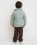 ダウン アウター 「洗える」スタンドカラー中綿...の詳細画像4