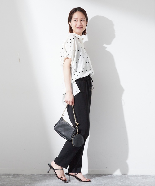 「journal standard L'essage」 半袖ブラウス - グリーン レディース_画像9