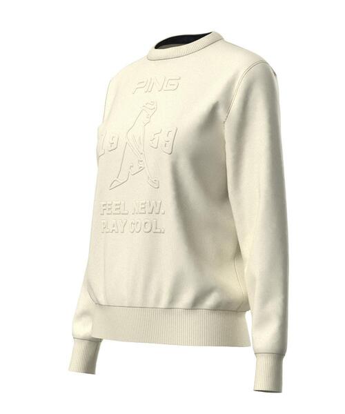 PING（ピン） ニット セーター 「PING APPAREL」エンボス加工ウール