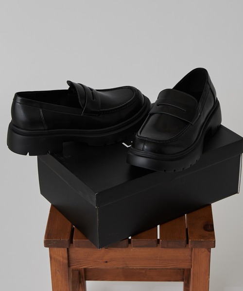 Lui's（ルイス） ローファー ボリュームソールローファー メンズ