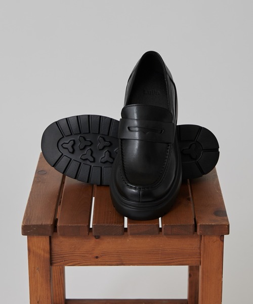 Lui's（ルイス） ローファー ボリュームソールローファー メンズ