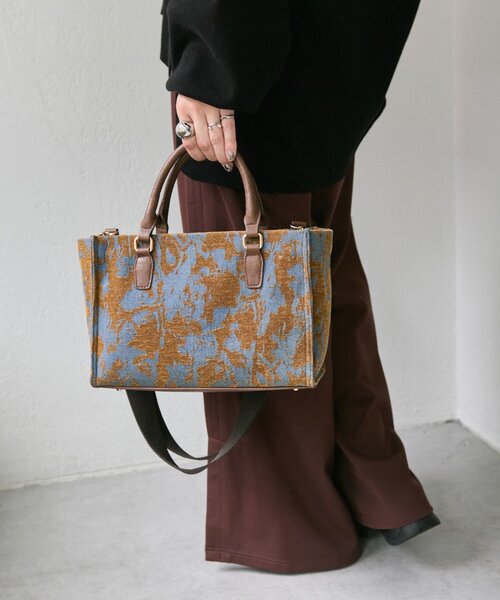 ear PAPILLONNER（イア パピヨネ） トートバッグ 柄トートバッグS