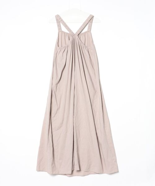 「callautia」 キャミソールワンピース LARGE グレイッシュベージュ レディース_画像2