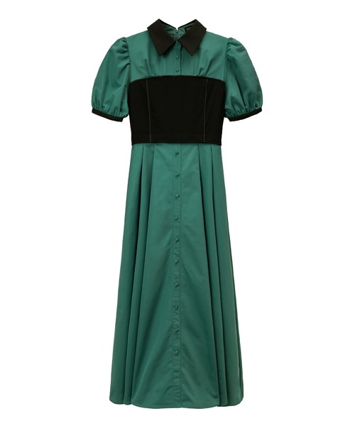 「emiriawiz」 シャツワンピース MEDIUM グリーン レディース_画像4