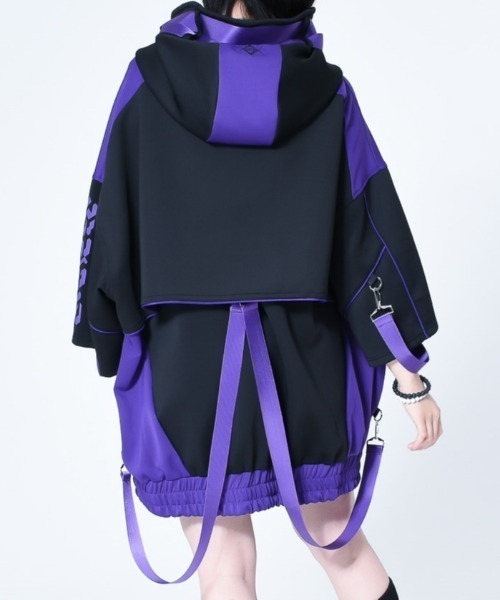 REFLEM（レフレム） ジップアップパーカー FREE ブラック×ホワイト