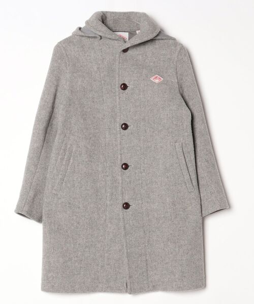 Danton（ダントン） ワンポイントコート 34 グレー レディース