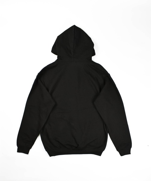 変形袖パーカープルオーバー fosi. ブラック パーカー 「PH3」「AWDis Just Hoods/オールウェイズジャストフッズ