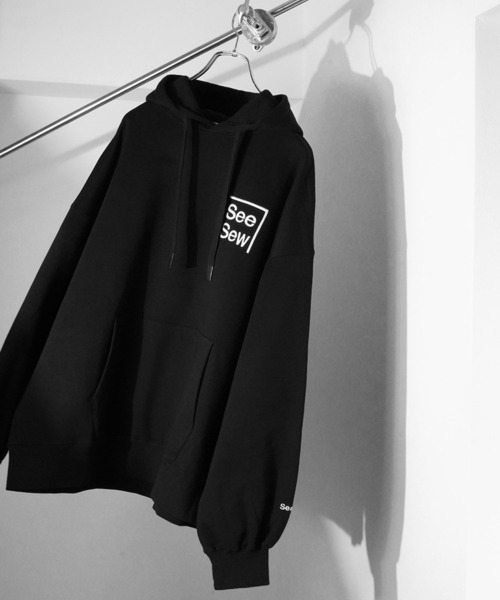 SeeSew パーカー 「UNISEX」BOX LOGO HOODIE/ボックスロゴフーディ