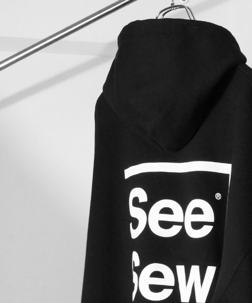 SeeSew パーカー 「UNISEX」BOX LOGO HOODIE/ボックスロゴフーディ