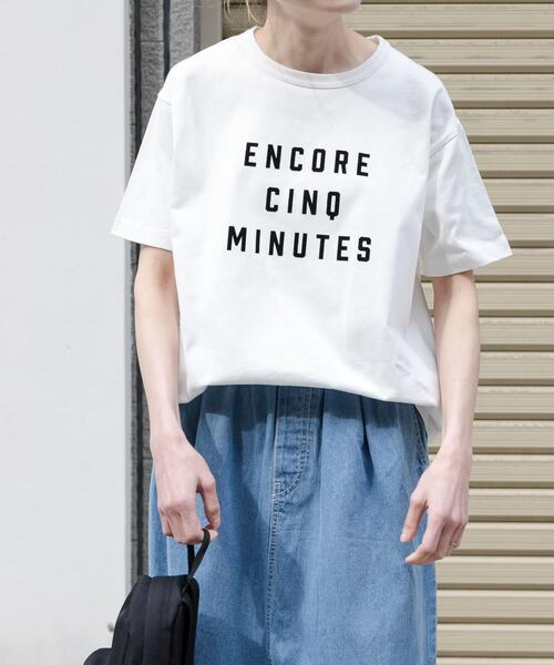 「FORK&SPOON」 半袖Tシャツ 1 ベージュ レディース_画像6
