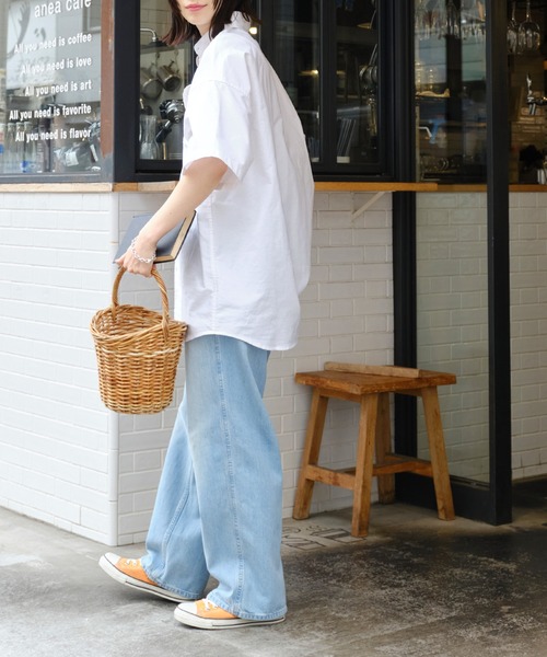 「U.S. POLO ASSN.」 半袖シャツ FREE ホワイト レディース_画像5