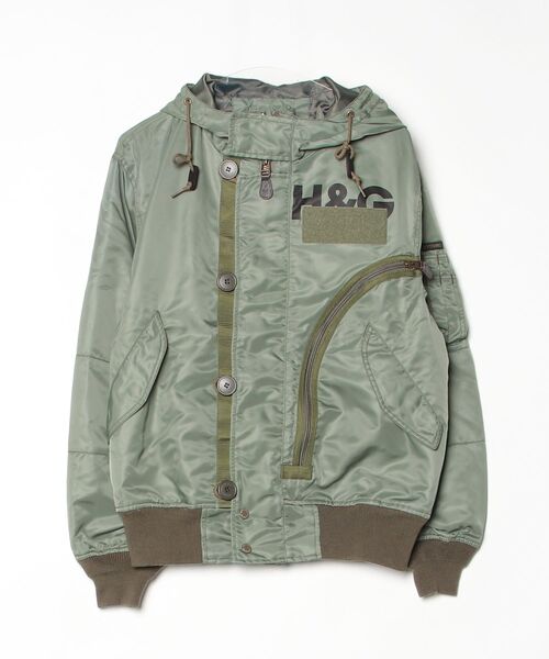 【良品】HYSTERIC GLAMOUR　ブルゾン HYSTERIC GLAMOUR（ヒステリックグラマー） ブルゾン アウター HG LOGO