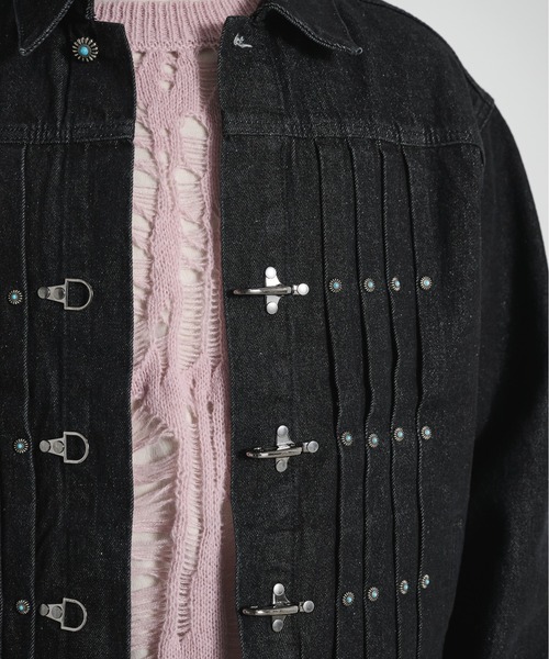 BLANK HOTEL デニムジャケット gジャン Fireman Buckle Design Denim