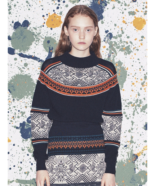 「FURFUR」 長袖ニット FREE ベージュ レディース_画像4