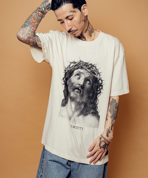 ジェス様 Subciety（サブサエティ） tシャツ Jesus tee メンズ レディース