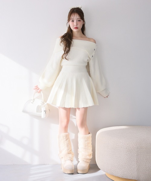 「one after another NICE CLAUP」 ブーツ L ライトベージュ レディースの画像5