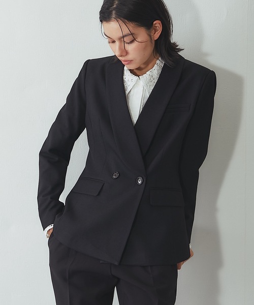 masuda IRIE LIFE ベルベット襟テーラードジャケット MASU(エムエーエスユー)のVELVET TAILORED JACKETの通販｜PALETTE art