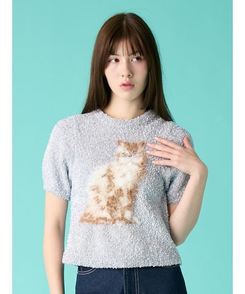 FURFUR トリートキャットセーター FURFUR（ファーファー）の「トリートキャットモヘアセーター（ニット