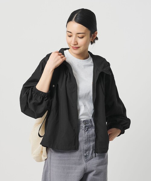 WEB限定　BEAUTY&YOUTH アローズ　ポリエステルギャザーブルゾン BEAUTY&YOUTH UNITED ARROWS（ビューティーアンドユースユナイテッド